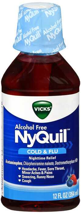 NYQUIL ORIGINAL ALCOHOL FREE 12OZ