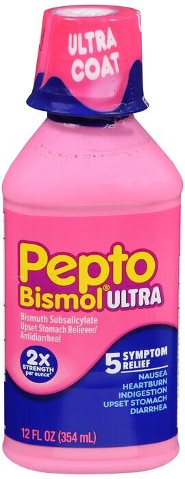 Pepto Bismol Ultra, 2X Concentrated Formula, 12 Fl Oz,