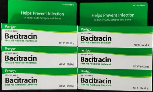 Perrigo Bacitracin Ointment 1 oz / 28 g -6 Pack