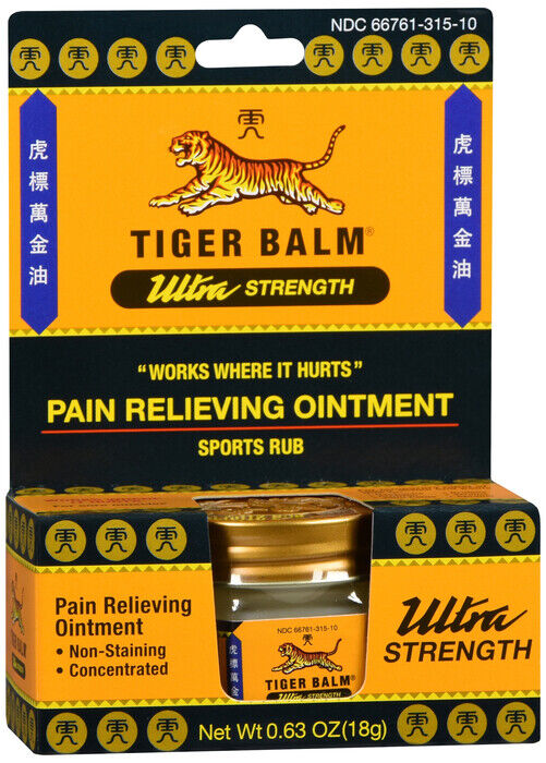 TIGER BALM OINTMENT ULTRA STRENGTH 18GM