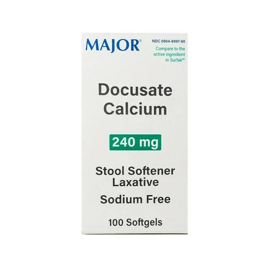 GNP DOCUSATE CALCIUM 240MG SOFTGEL 100CT