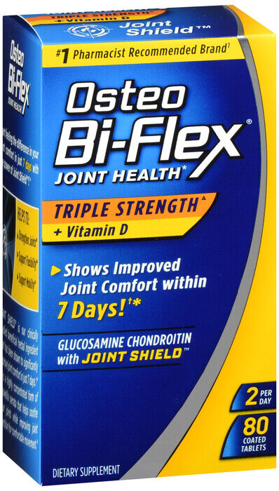 OSTEO BI-FLEX TRIPLE STRENGTH W/D3 CAPLET 80CT