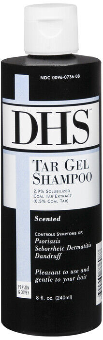 DHS TAR SHAMPOO GEL 8OZ   coal tar TOPICAL SHAMPOO 0.5 %   X 3 BOTTLES