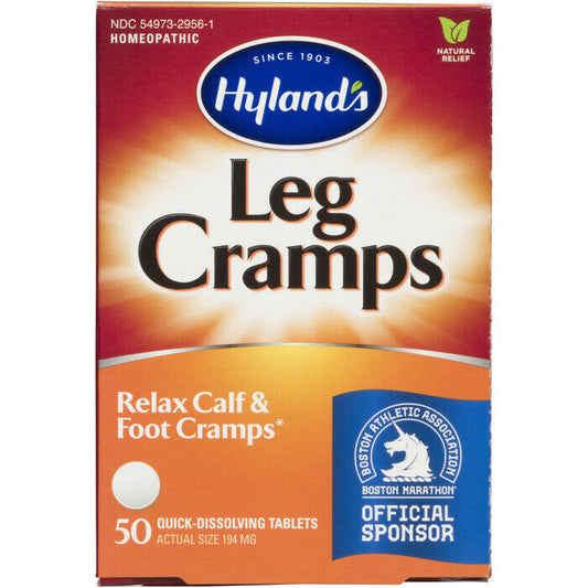 HYLANDS LEG CRAMP TABLET 50CT CONTAINS CINCHONA (QUININE)