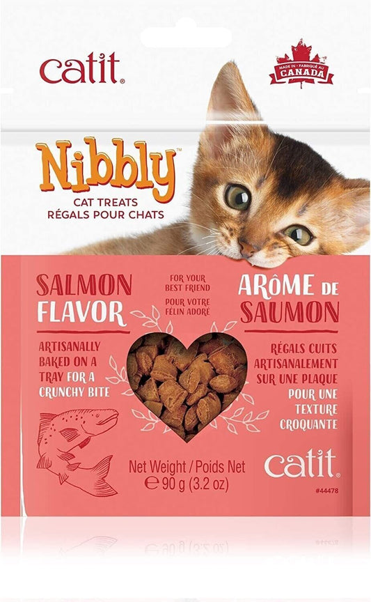 Catit Nibbly Cat Treat Salmon 3.2oz