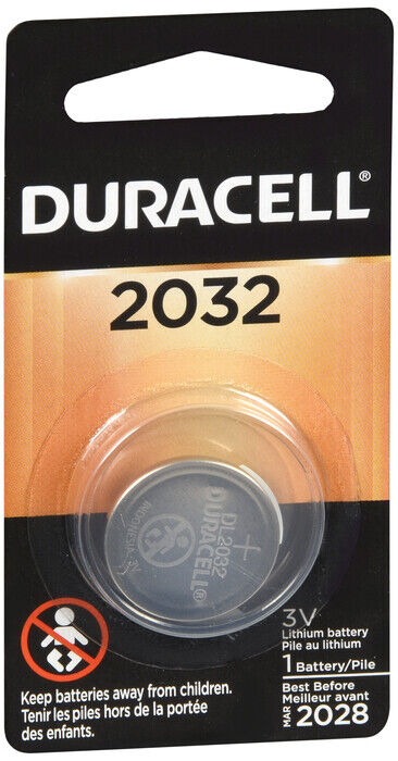 DURACELL COIN BUTTON BATTERY LM2032 1CT  X  4