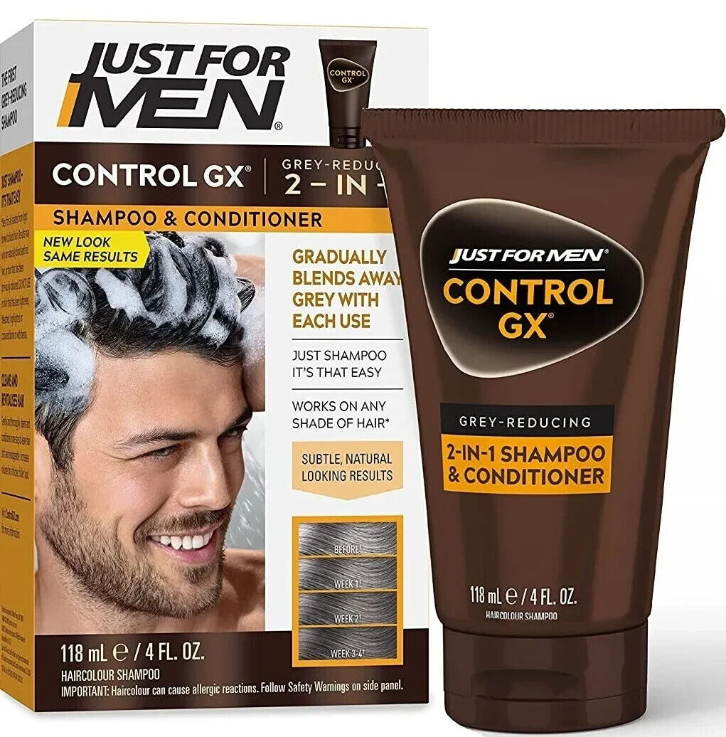 JUST FOR MEN CONTROL GX 2 IN 1 SHAMP 4OZ