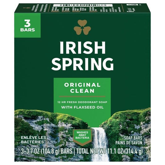 IRISH SPRING BAR ORIGINAL 3X3.75OZ