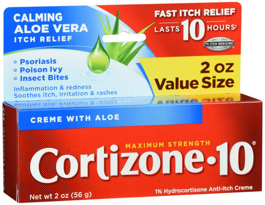 CORTIZONE-10 CREAM 2OZ   hydrocortisone TOPICAL CREAM (G) 1 %