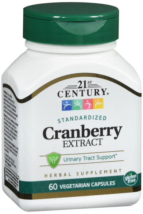 21ST CENTURY CRANBERRY EXTRACT VEGETARIAN CAPSULE 60 CT