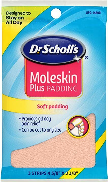 SCHOLLS MOLESKIN PADDING STRIPS 3CT