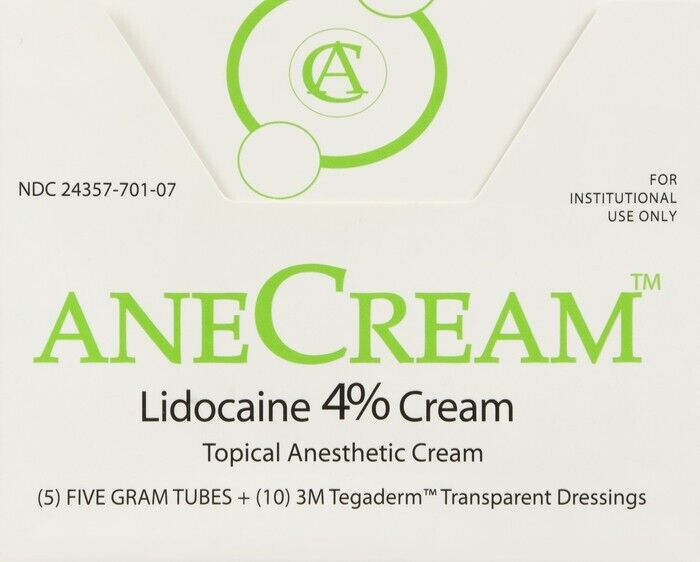 ANECREAM 4% TEGA PATCH KIT 5X5 GM