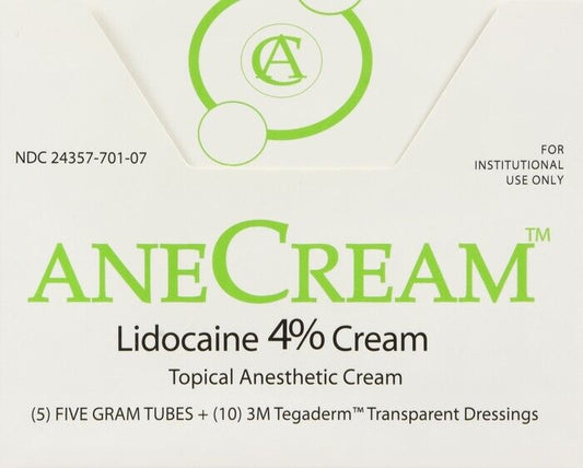 ANECREAM 4% TEGA PATCH KIT 5X5 GM