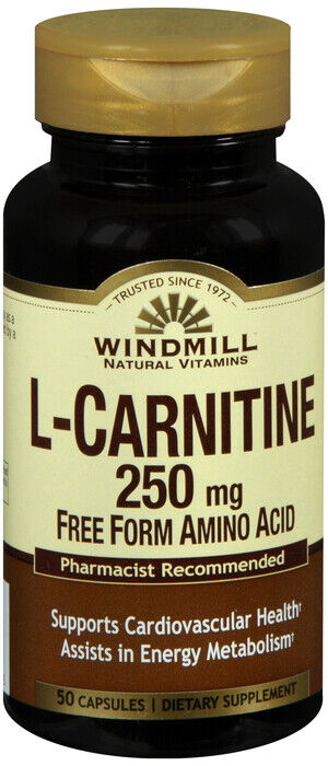 L-CARNITINE 250MG CAPSULE 50CT WINDML