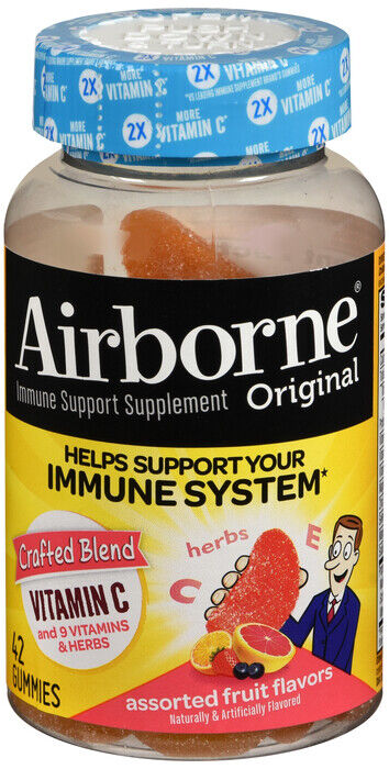 AIRBORNE IMMUNE SUPPORT GUMMY 42CT