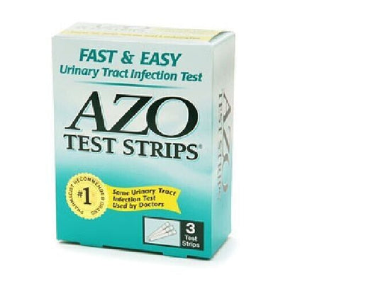 Azo Test Strips Urinary Tract Infection Test 3 Self Testing Strips