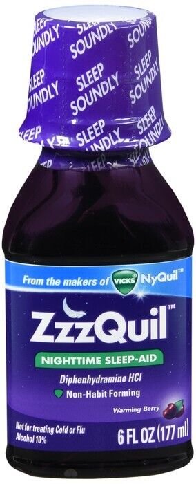 ZZZQuil Nighttime Sleep-Aid Liquid 6oz diphenhydramine  ORAL LIQUID 50 MG/30ML