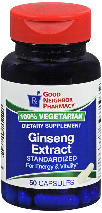 GNP GINSENG 200 MG CAP 50ct   Panax ginseng root extract ORAL CAPSULE 100 MG