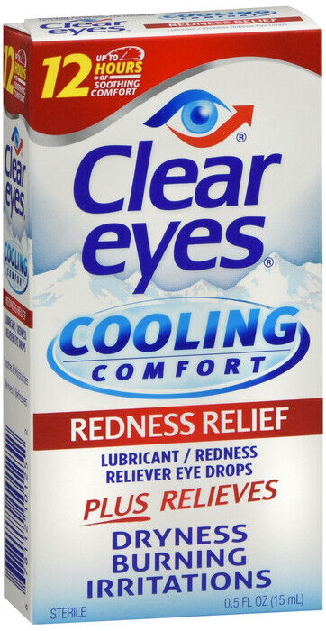 CLEAR EYES COOL COMFORT REDNESS 0.5OZ  x  2