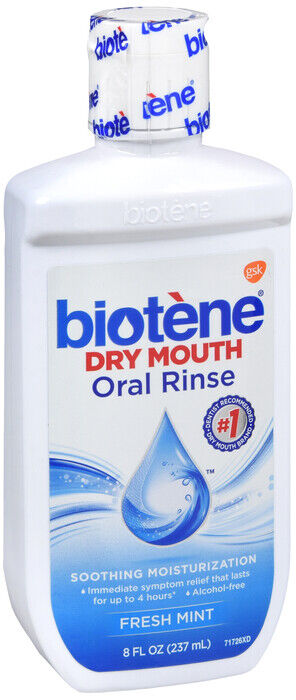 BIOTENE DRY MOUTH ORAL RINSE ALCOHOL FREE 8OZ