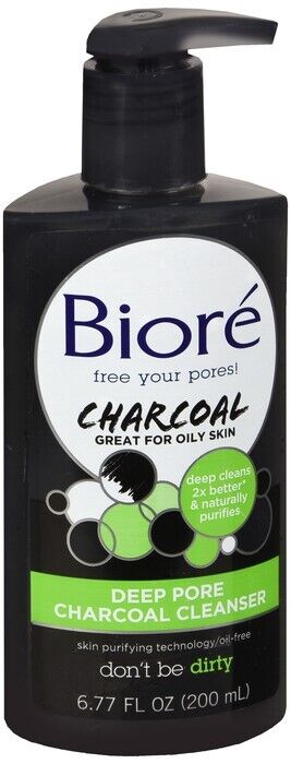 Biore Deep Pore Charcoal Cleanser 6.77 oz