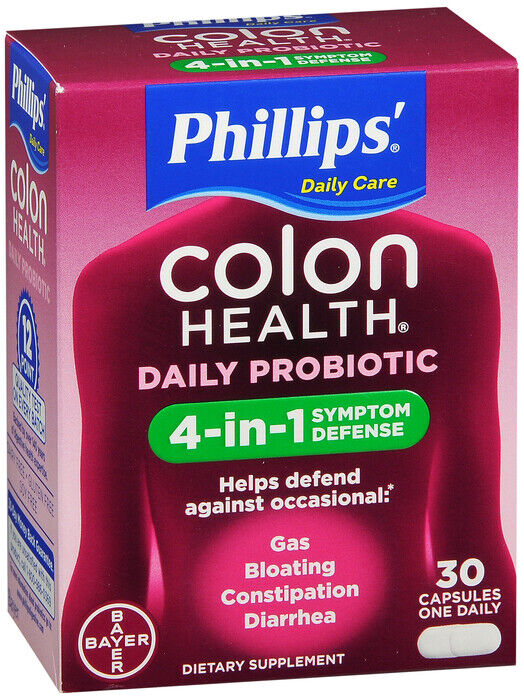 PHILLIPS COLON HEALTH CAPSULE 30CT