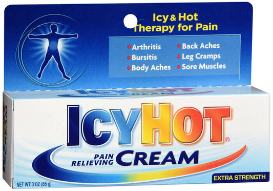 ICY HOT RUB CREAM 3OZ   methyl salicylate/menthol TOPICAL CREAM (G) 30 %-10 %