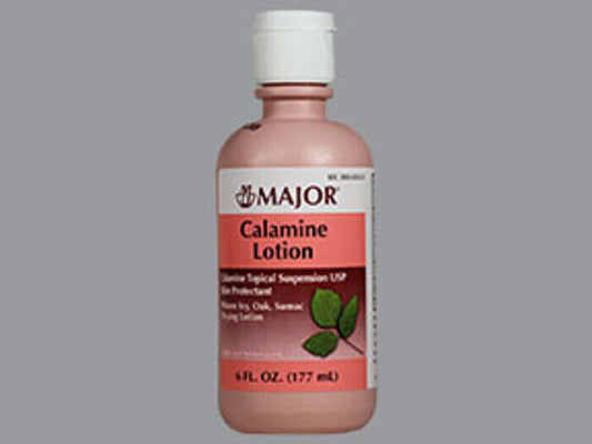 Major Calamine Lotion for Poison Ivy, Sumac, etc 6oz