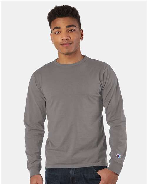 Champion Garment Dyed Long Sleeve T-Shirt CD200