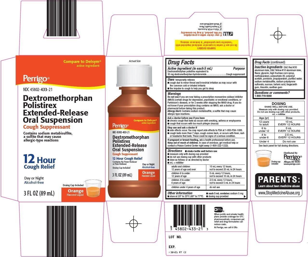 DEXTROMETHOPHAN  ER 30MG/5ML 3oz  PERRIGO