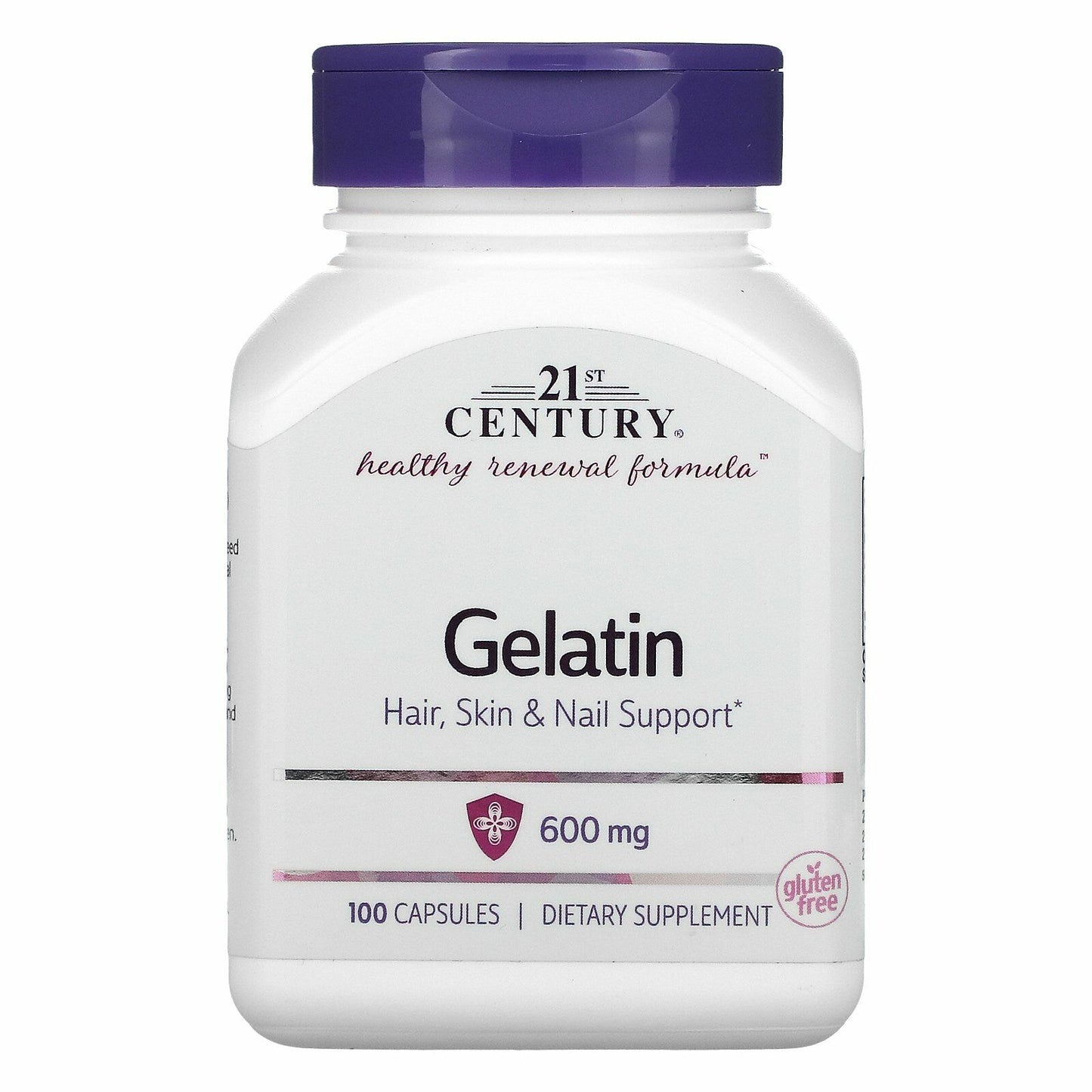 GELATIN 600MG CAP 100CT 21ST CENTURY