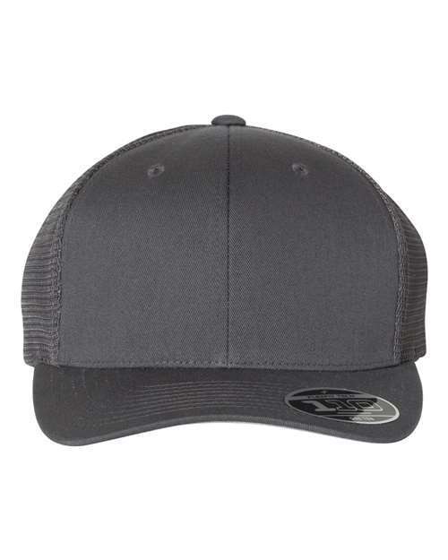 New Flexfit 110MT 6 Panel Adjustable OSFA Mesh Cap 2-Tone Yupoong Hat Flex Fit