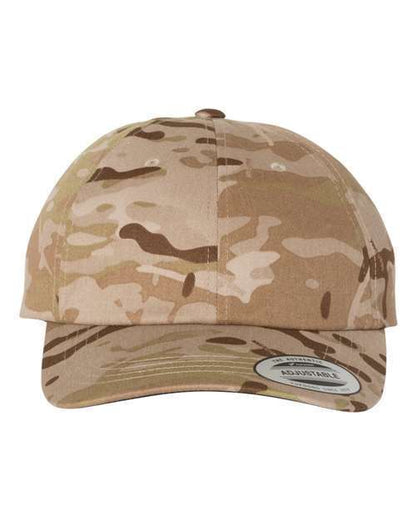 YP Classics Multicam Low Profile Curved Visor Cotton Twill Cap 6245CM  Flexfit