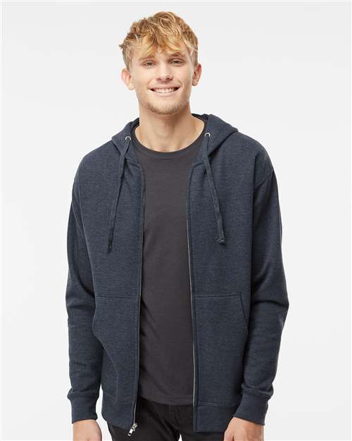 Independent Trading Co Midweight Hooded Full-Zip Sweatshirt SS4500Z