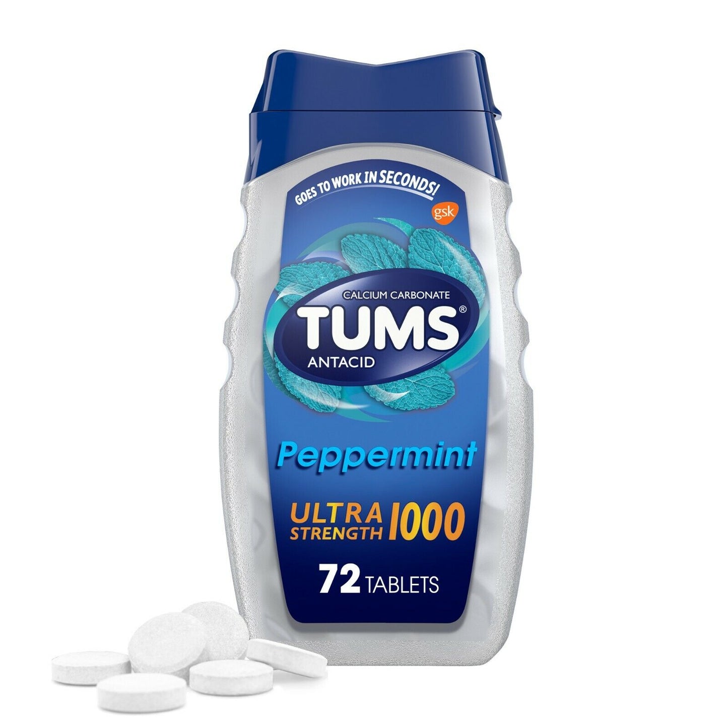 TUMS MINT ULTRA STRENGTH CHEWTAB 72CT