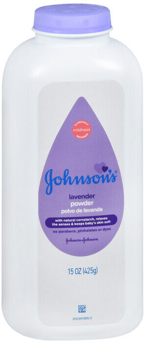 Johnson's Baby Powder Calming Lavender & Chamomile Pure Cornstarch - 15 oz