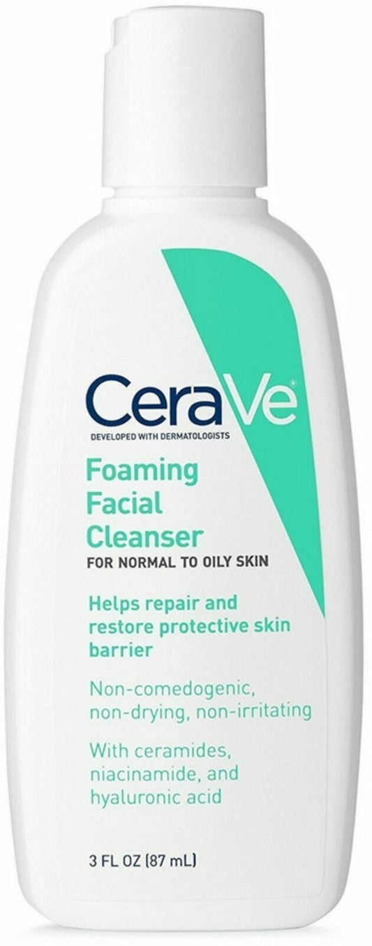 CeraVe Foaming Facial Cleanser 3 oz (Pack of 2)