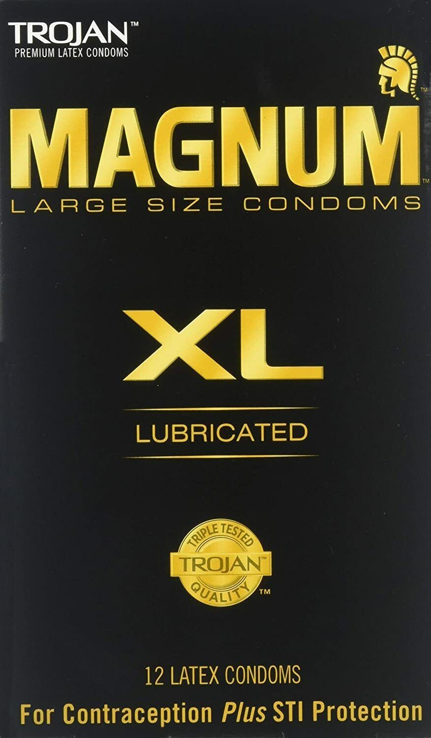 Trojan Magnum XL Extra Large Condoms - 12 Pack