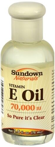 Sundown Naturals Vitamin E Oil 70000iu 2.5oz -3 Pack