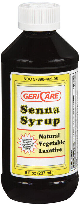 SENNA SYRUP 8OZ GERI-CARE   sennosides ORAL SYRUP 8.8MG/5ML