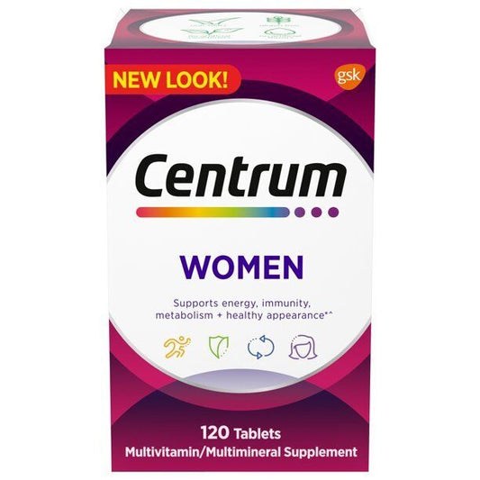 CENTRUM WOMENS MULTIVITAMIN TAB 120CT