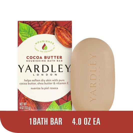 YARDLEY SOAP BAR COCOA BUTTER 4.25OZ  x  6