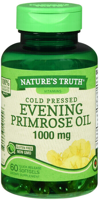 EVENING PRIMROSE 100MG SGC 60CT NATURES TRUTHY