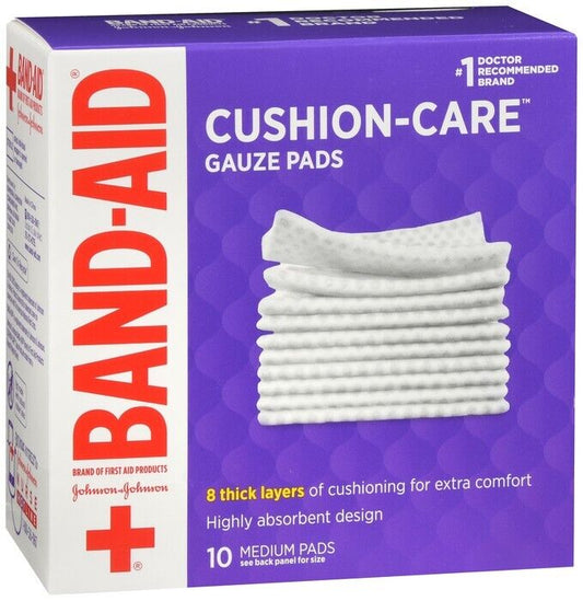 JJ GAUZE PADS 3IN X 3INCH 10CT