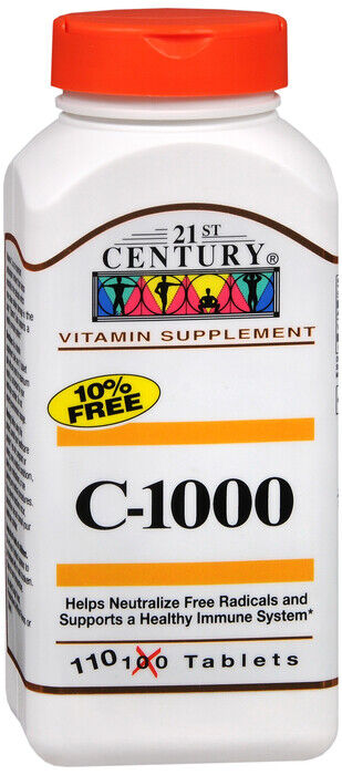 21ST CENTURY VITAMIN C 1000MG TABLET 110CT