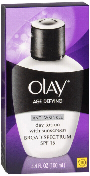 OLAY AGE DEFY ANTI WRINKLE UV LOTION 3.4OZ