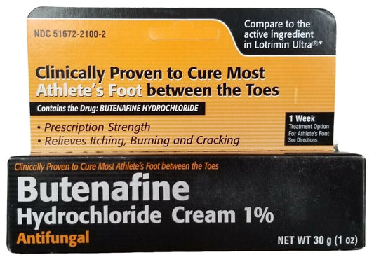 Butenafine Anti-fungal Athlete's Foot Cream 30 gM