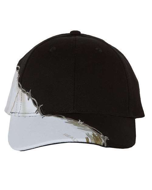 Kati License LC4BW Realtree AP, Barbed Wire, Cap, Snow, Blaze, Camo, Hat