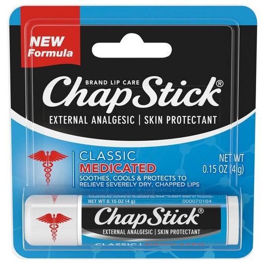 CHAPSTICK PF LIP BALM MEDICATED CARD 0.15OZ