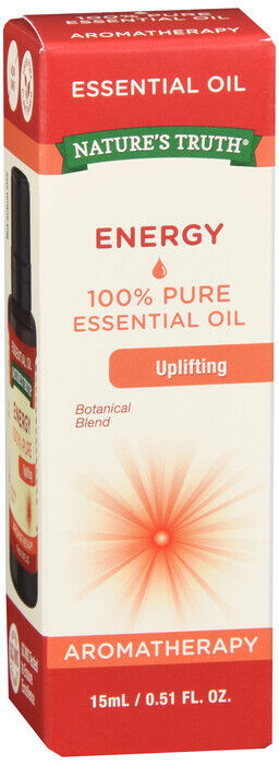 NATURE'S TRUTH  ENERGY AND UPLIFTING ESSENTIAL OIL 15ML